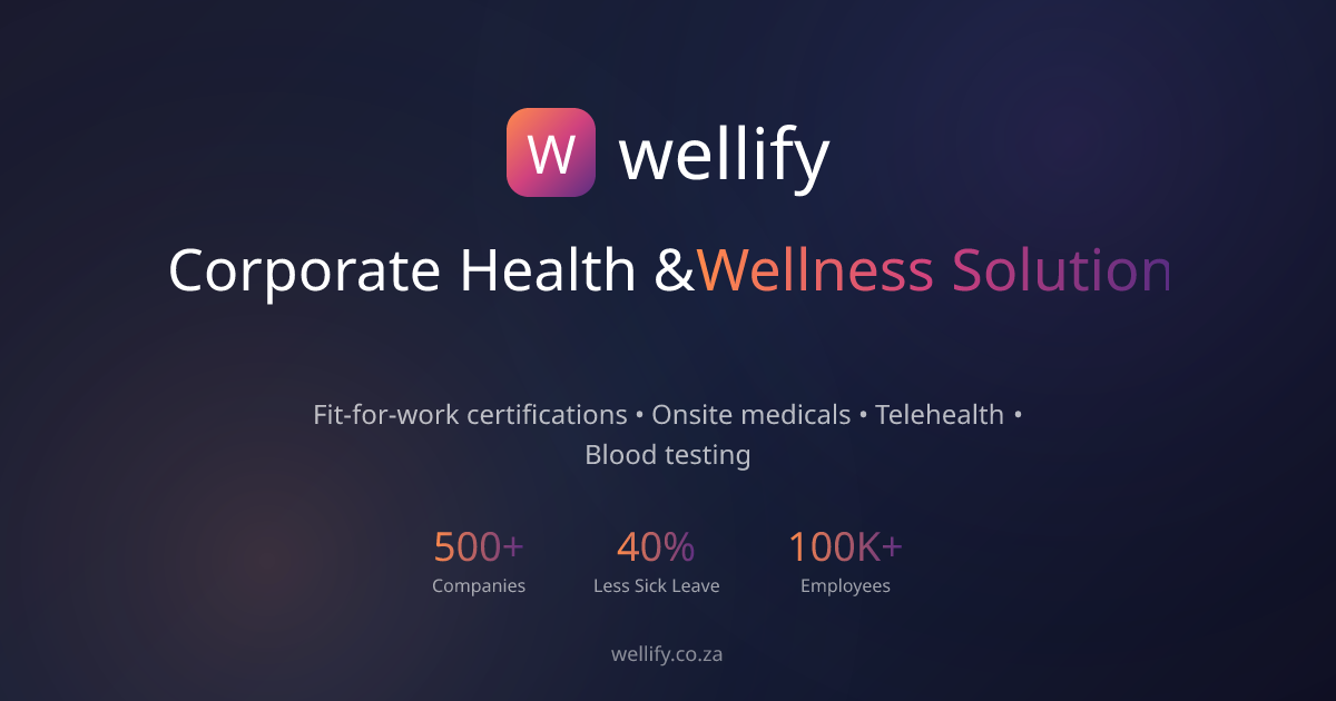 Wellify | Corporate Health & Wellness Solutions South Africa